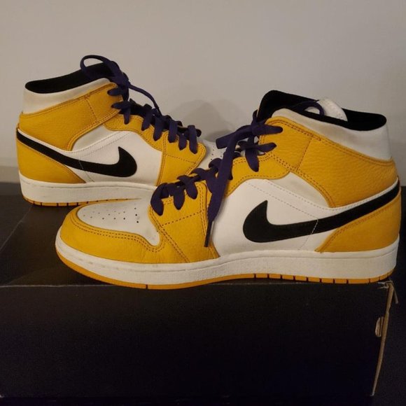 JORDAN 1 MID SE LAKERS main image 9
